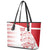 Custom Denmark Football Leather Tote Bag Come On Danish Dynamite - Wonder Print Shop