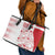 Custom Denmark Football Leather Tote Bag Come On Danish Dynamite - Wonder Print Shop