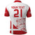 Custom Denmark Football Polo Shirt Come On Danish Dynamite - Wonder Print Shop