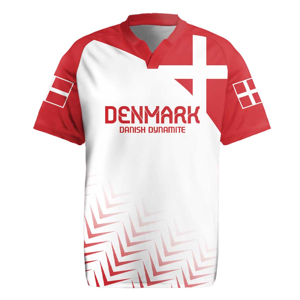 Custom Denmark Football Rugby Jersey Come On Danish Dynamite