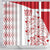 Custom Denmark Football Shower Curtain Come On Danish Dynamite