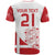 Custom Denmark Football T Shirt Come On Danish Dynamite - Wonder Print Shop