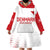 Custom Denmark Football Wearable Blanket Hoodie Come On Danish Dynamite