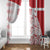 Custom Denmark Football Window Curtain Come On Danish Dynamite