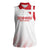 Custom Denmark Football Women Sleeveless Polo Shirt Come On Danish Dynamite