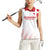 Custom Denmark Football Women Sleeveless Polo Shirt Come On Danish Dynamite