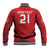 Custom Denmark Football Baseball Jacket With Coat of Arm LT9 - Wonder Print Shop