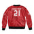 Custom Denmark Football Bomber Jacket With Coat of Arm LT9 - Wonder Print Shop