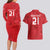 Custom Denmark Football Couples Matching Long Sleeve Bodycon Dress and Hawaiian Shirt With Coat of Arm LT9 - Wonder Print Shop