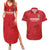 Custom Denmark Football Couples Matching Summer Maxi Dress and Hawaiian Shirt With Coat of Arm LT9 - Wonder Print Shop