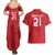 Custom Denmark Football Couples Matching Summer Maxi Dress and Hawaiian Shirt With Coat of Arm LT9 - Wonder Print Shop