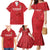 Custom Denmark Football Family Matching Mermaid Dress and Hawaiian Shirt With Coat of Arm LT9 - Wonder Print Shop