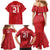 Custom Denmark Football Family Matching Mermaid Dress and Hawaiian Shirt With Coat of Arm LT9 - Wonder Print Shop