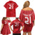 Custom Denmark Football Family Matching Off Shoulder Short Dress and Hawaiian Shirt With Coat of Arm LT9 - Wonder Print Shop