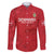 Custom Denmark Football Family Matching Puletasi and Hawaiian Shirt With Coat of Arm - Wonder Print Shop