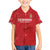 Custom Denmark Football Family Matching Puletasi and Hawaiian Shirt With Coat of Arm - Wonder Print Shop