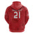 Custom Denmark Football Hoodie With Coat of Arm