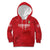 Custom Denmark Football Kid Hoodie With Coat of Arm - Wonder Print Shop