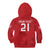 Custom Denmark Football Kid Hoodie With Coat of Arm - Wonder Print Shop