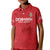 Custom Denmark Football Kid Polo Shirt With Coat of Arm - Wonder Print Shop