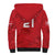 Custom Denmark Football Sherpa Hoodie With Coat of Arm