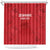 Custom Denmark Football Shower Curtain With Coat of Arm