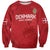 Custom Denmark Football Sweatshirt With Coat of Arm