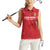 Custom Denmark Football Women Sleeveless Polo Shirt With Coat of Arm