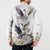 Denmark Mute Swan Button Sweatshirt With Chamomile Daisy Flowers LT9 - Wonder Print Shop