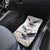 Denmark Mute Swan Car Mats With Chamomile Daisy Flowers LT9 - Wonder Print Shop