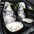 Denmark Mute Swan Car Seat Cover With Chamomile Daisy Flowers LT9 - Wonder Print Shop