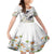 Denmark Mute Swan Family Matching Mermaid Dress and Hawaiian Shirt With Chamomile Daisy Flowers LT9 - Wonder Print Shop