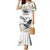 Denmark Mute Swan Family Matching Mermaid Dress and Hawaiian Shirt With Chamomile Daisy Flowers LT9 - Wonder Print Shop