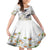 Denmark Mute Swan Family Matching Summer Maxi Dress and Hawaiian Shirt With Chamomile Daisy Flowers - Wonder Print Shop