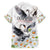 Denmark Mute Swan Hawaiian Shirt With Chamomile Daisy Flowers - Wonder Print Shop