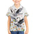 Denmark Mute Swan Kid Hawaiian Shirt With Chamomile Daisy Flowers - Wonder Print Shop