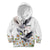 Denmark Mute Swan Kid Hoodie With Chamomile Daisy Flowers - Wonder Print Shop