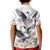 Denmark Mute Swan Kid Polo Shirt With Chamomile Daisy Flowers - Wonder Print Shop