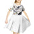 Denmark Mute Swan Kid Short Sleeve Dress With Chamomile Daisy Flowers - Wonder Print Shop