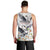 Denmark Mute Swan Men Tank Top With Chamomile Daisy Flowers - Wonder Print Shop