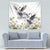 Denmark Mute Swan Tapestry Wth Chamomile Daisy Flowers