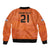 Custom Netherlands Oranje Football Bomber Jacket Come On Het Nederlands Elftal LT9 - Wonder Print Shop