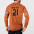 Custom Netherlands Oranje Football Button Sweatshirt Come On Het Nederlands Elftal LT9 - Wonder Print Shop