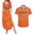 Custom Netherlands Oranje Football Couples Matching Summer Maxi Dress and Hawaiian Shirt Come On Het Nederlands Elftal LT9 - Wonder Print Shop