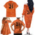 Custom Netherlands Oranje Football Family Matching Off The Shoulder Long Sleeve Dress and Hawaiian Shirt Come On Het Nederlands Elftal - Wonder Print Shop