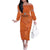 Custom Netherlands Oranje Football Family Matching Off The Shoulder Long Sleeve Dress and Hawaiian Shirt Come On Het Nederlands Elftal - Wonder Print Shop