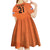 Custom Netherlands Oranje Football Kid Short Sleeve Dress Come On Het Nederlands Elftal - Wonder Print Shop