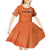 Custom Netherlands Oranje Football Kid Short Sleeve Dress Come On Het Nederlands Elftal - Wonder Print Shop