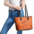 Custom Netherlands Oranje Football Leather Tote Bag Come On Het Nederlands Elftal - Wonder Print Shop