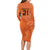 Custom Netherlands Oranje Football Long Sleeve Bodycon Dress Come On Het Nederlands Elftal - Wonder Print Shop